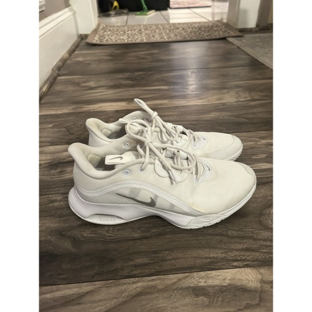 Nike Air Max Volley White Metallic Silver Womens Size 9.5 - Picture 5 of 12
